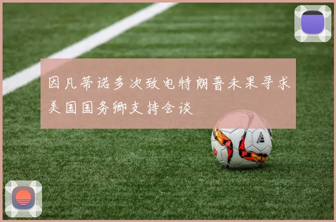 因凡蒂诺多次致电特朗普未果寻求美国国务卿支持会谈